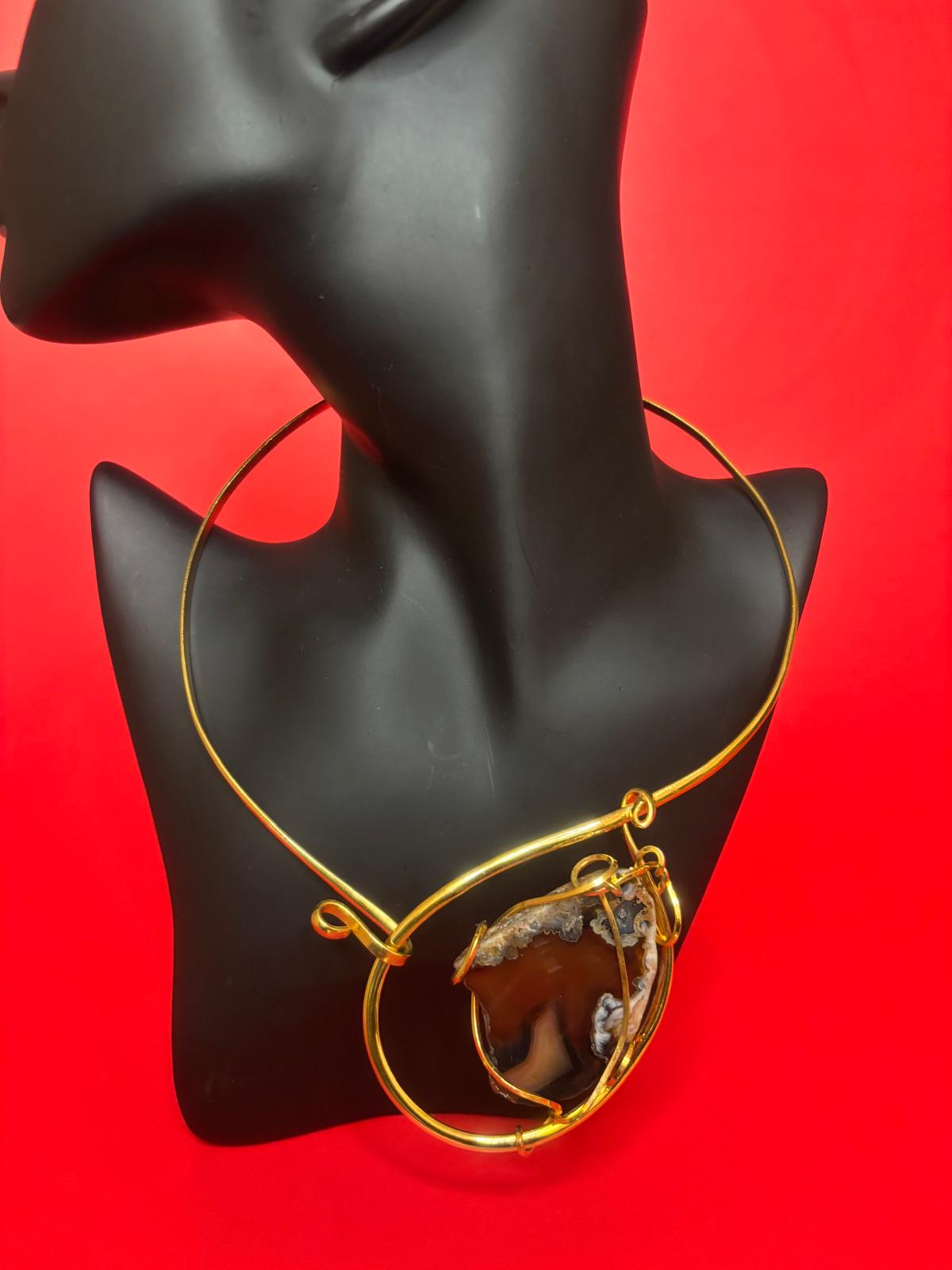 Earthbound Agate Choker