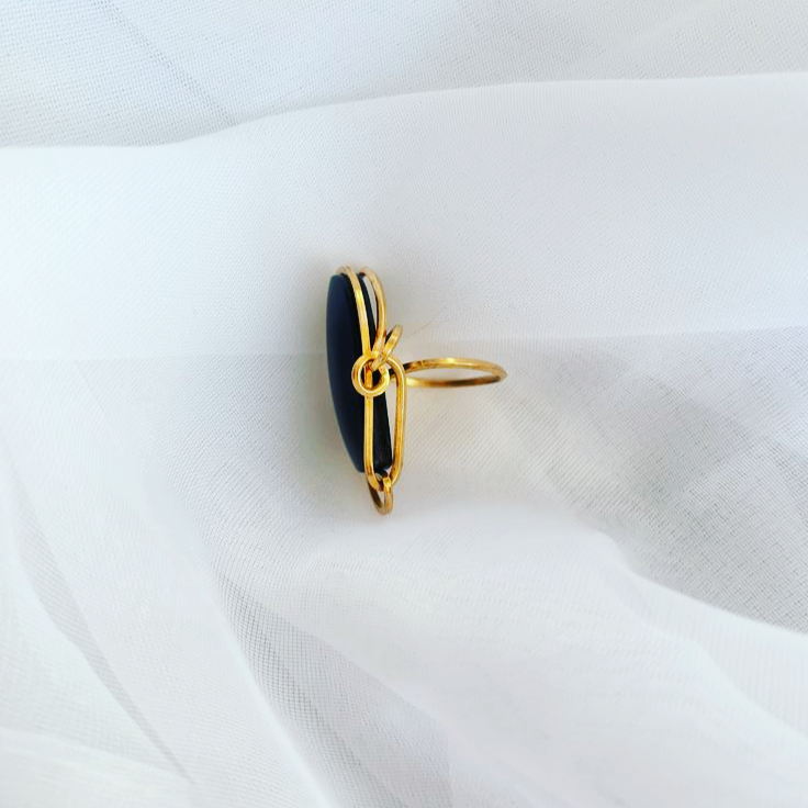 Obsidian Flow Ring