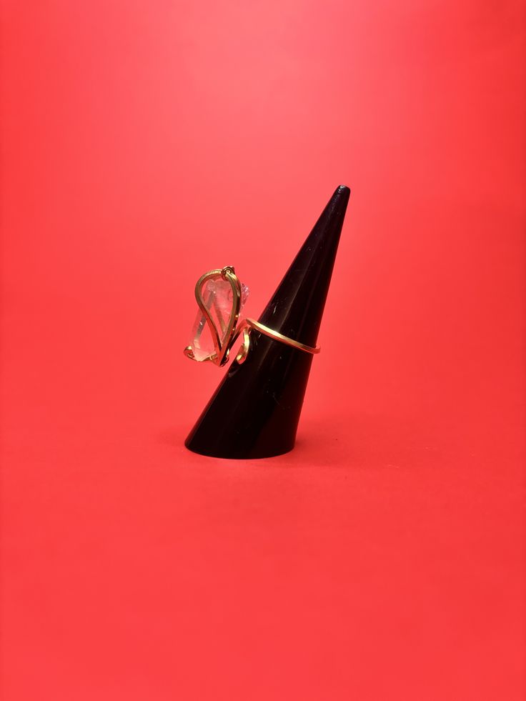 Quartz Crystal Aura Ring