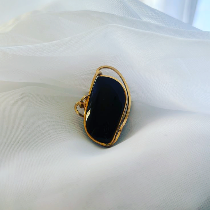 Obsidian Flow Ring