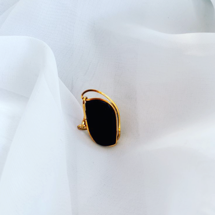Obsidian Flow Ring